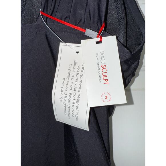 Magisculpt One Piece Swimsuit Black - Size 20 - SW1 - Picture 4 of 10